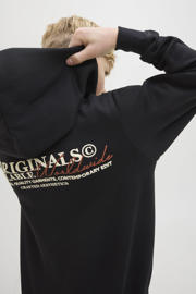 thumbnail: JACK & JONES JUNIOR hoodie met backprint zwart