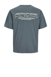 thumbnail: JACK & JONES JUNIOR T-shirt met backprint grijs
