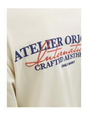 thumbnail: JACK & JONES JUNIOR T-shirt met backprint ecru