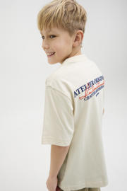 thumbnail: JACK & JONES JUNIOR T-shirt met backprint ecru