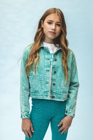 denim spijkerjas zomer; groen
