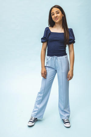 relaxed sweatpant lichtblauw