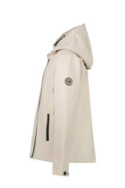 thumbnail: Beige meisjes Cars softshell jas van polyamide met effen, lange mouwen, capuchon en ritssluiting