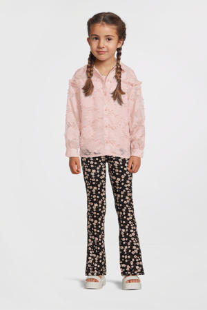 flared broek zwart