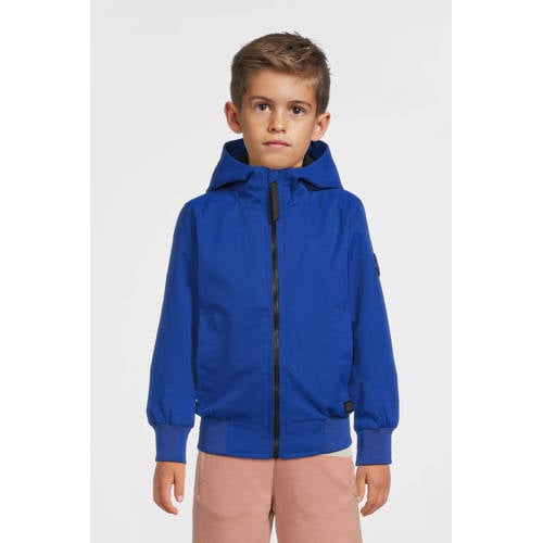 Cars jack blauw Jas Jongens Polyester Capuchon Effen