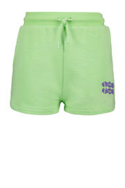 thumbnail: Groene meisjes Raizzed relaxed sweatshort met regular waist, elastische tailleband met koord en tekst print