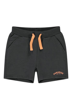 regular sweatshort antraciet