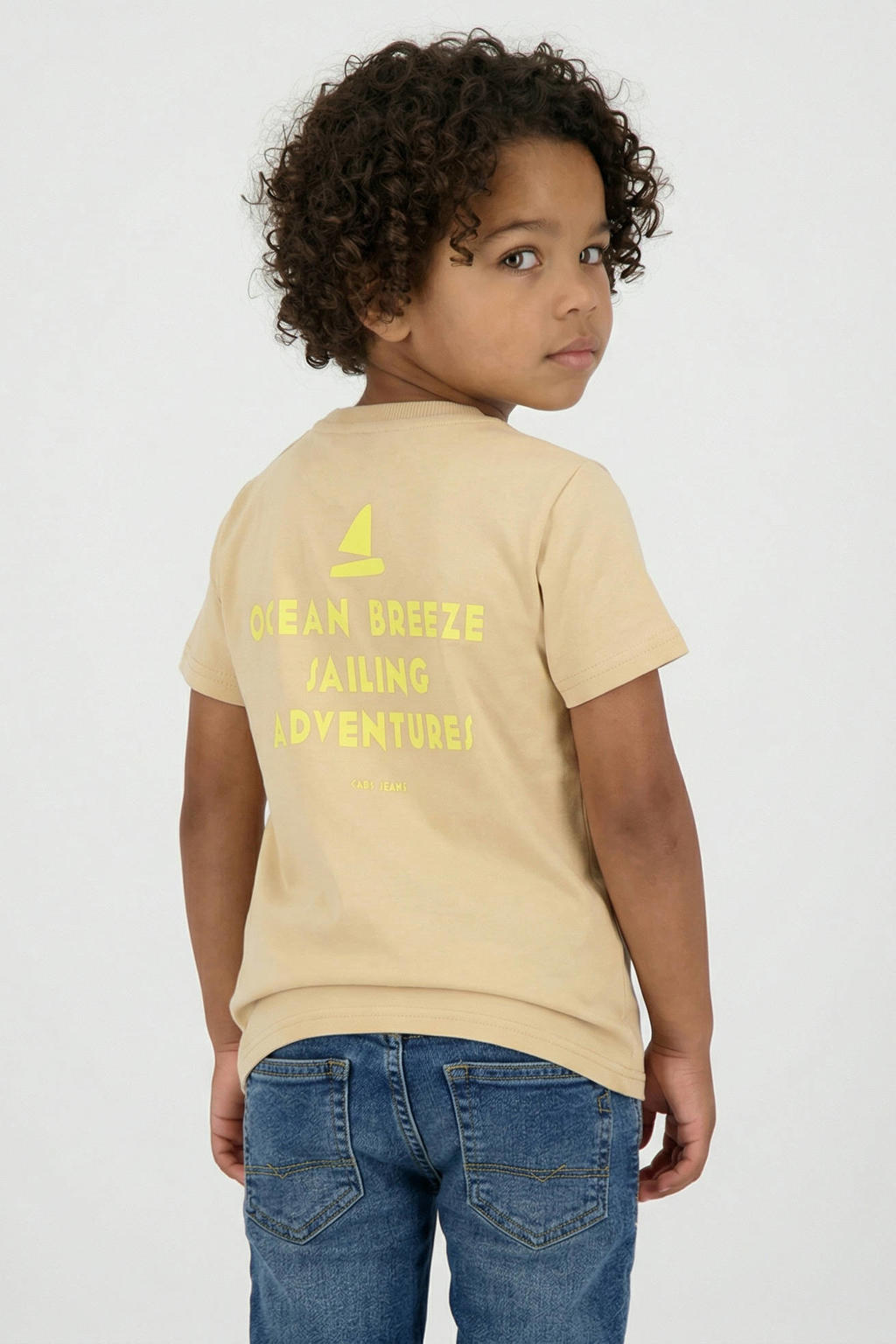 Little Cars T-shirt beige