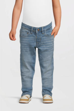 high waist regular fit jeans light blue denim