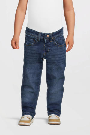 high waist regular fit jeans medium blue denim