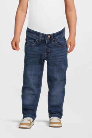 high waist regular fit jeans medium blue denim