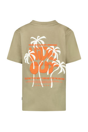 T-shirt olijfgroen