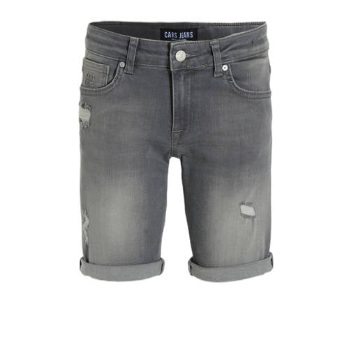 Cars regular denim short grey denim Korte broek Grijs Jongens Katoen Effen