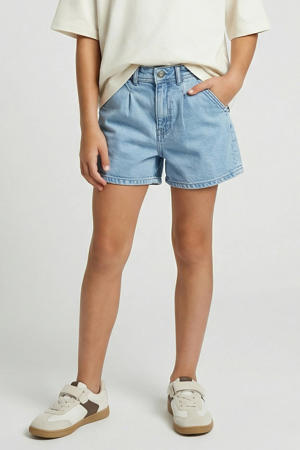 regular denim short light blue denim