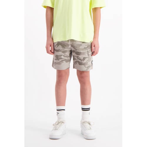 BLACK BANANAS regular cargo short grijs Korte broek Jongens Katoen Camouflage