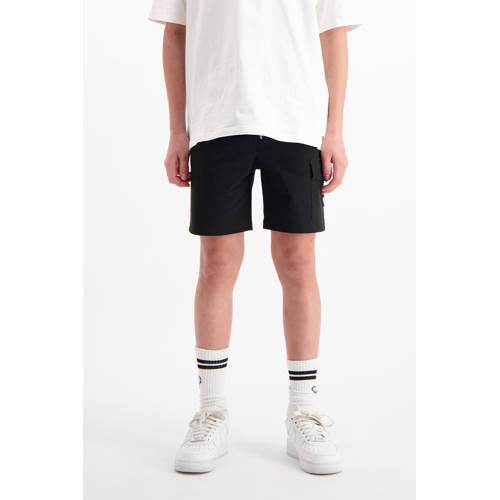 BLACK BANANAS regular sweatshort zwart Korte broek Jongens Nylon Effen