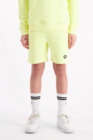 regular sweatshort geel