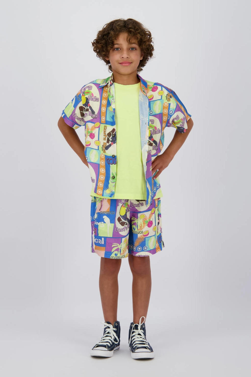 Vingino relaxed casual short blauw