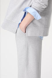 thumbnail: Noppies maternity regular high waist zwangerschaps casual broek grijs