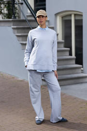 thumbnail: Noppies maternity regular high waist zwangerschaps casual broek grijs