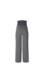 thumbnail: Noppies maternity high waist zwangerschaps wide leg jeans grey denim