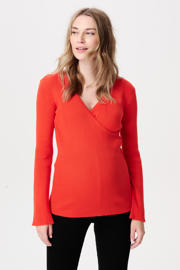 thumbnail: Noppies maternity zwangerschaps- en voedings blousetop rood