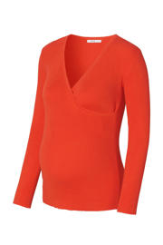 thumbnail: Noppies maternity zwangerschaps- en voedings blousetop rood