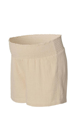 regular waist zwangerschaps casual short beige