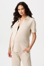 thumbnail: Noppies maternity zwangerschaps- en voedings blouse beige