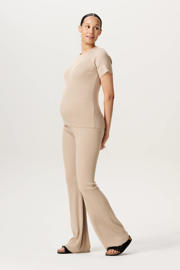 thumbnail: Noppies maternity flared high waist zwangerschaps legging beige