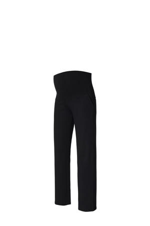 regular high waist zwangerschaps casual broek zwart