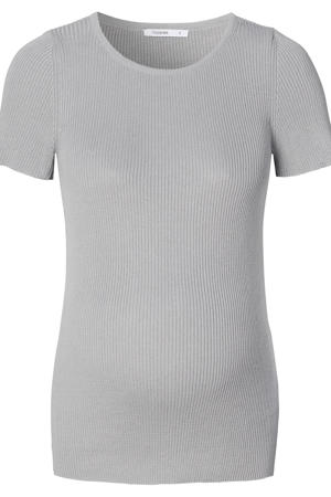 zwangerschaps T-shirt grijs