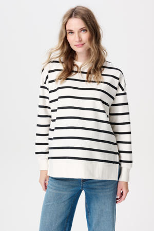 zwangerschaps- en voedings sweater ecru