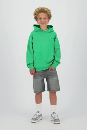 regular denim short grey denim