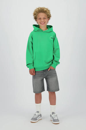 regular denim short grey denim