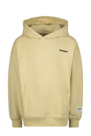thumbnail: Beige jongens Raizzed hoodie van stretchkatoen met backprint, lange mouwen, capuchon en geribde boorden