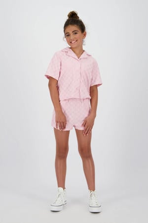 loose casual short lichtroze