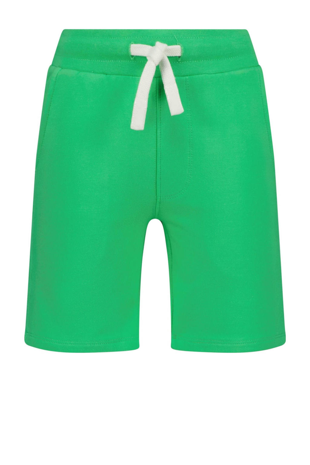 Groene jongens Raizzed regular sweatshort met elastische tailleband met koord en effen
