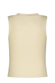 thumbnail: Raizzed mouwloze top beige