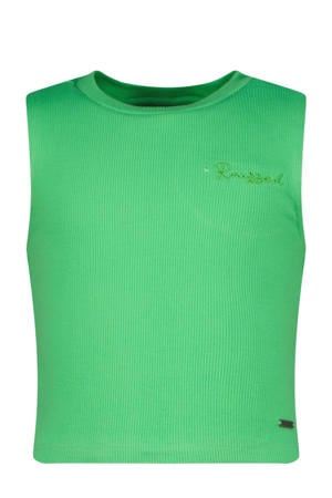mouwloze top groen