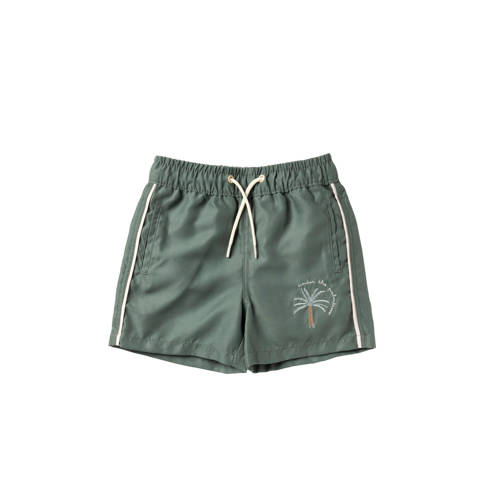 Salted Stories zwemshort Solid groen Jongens Polyester Effen - maat 62/68 afbeelding