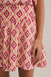 thumbnail: WE Fashion loose casual short roze