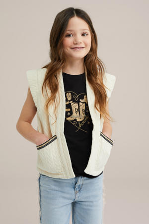 gilet ecru