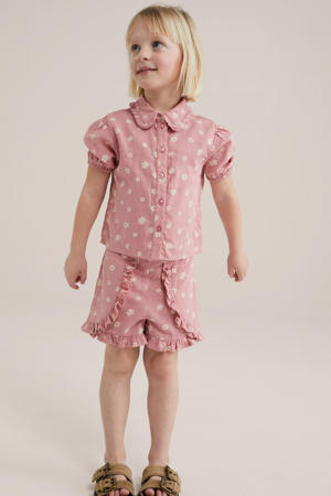 straight casual short lichtroze