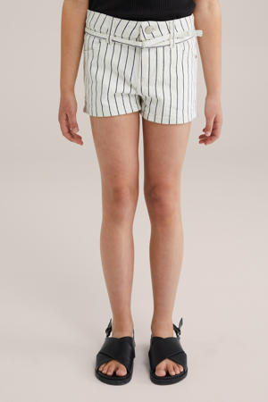 denim slim short wit