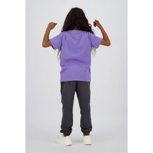 Messi T-shirt paars Jongens/Meisjes Polyester Ronde hals Logo