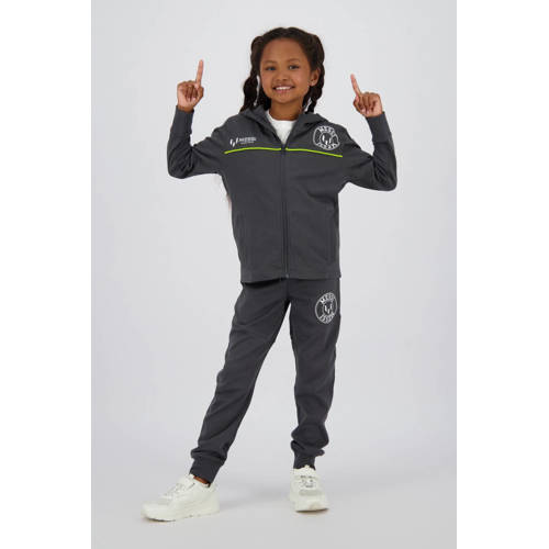 Messi sweatvest grijs Printopdruk - maat 176 | Vest van Messi afbeelding
