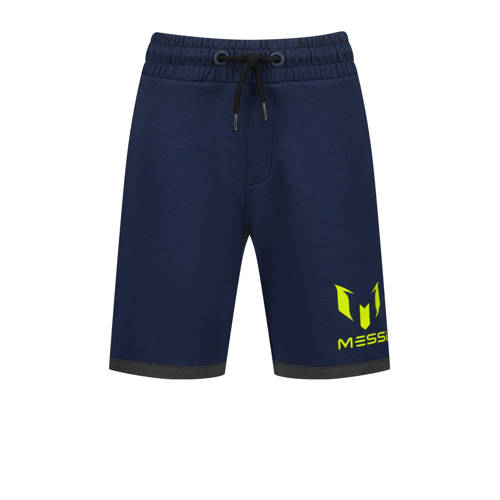 Messi relaxed sweatshort donkerblauw Korte broek Jongens/Meisjes Polyester - maat 176 afbeelding