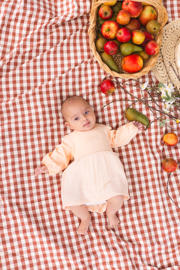 thumbnail: Quapi Newborn midi jurk oranje