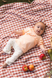 thumbnail: Quapi Newborn regular flared broek ecru